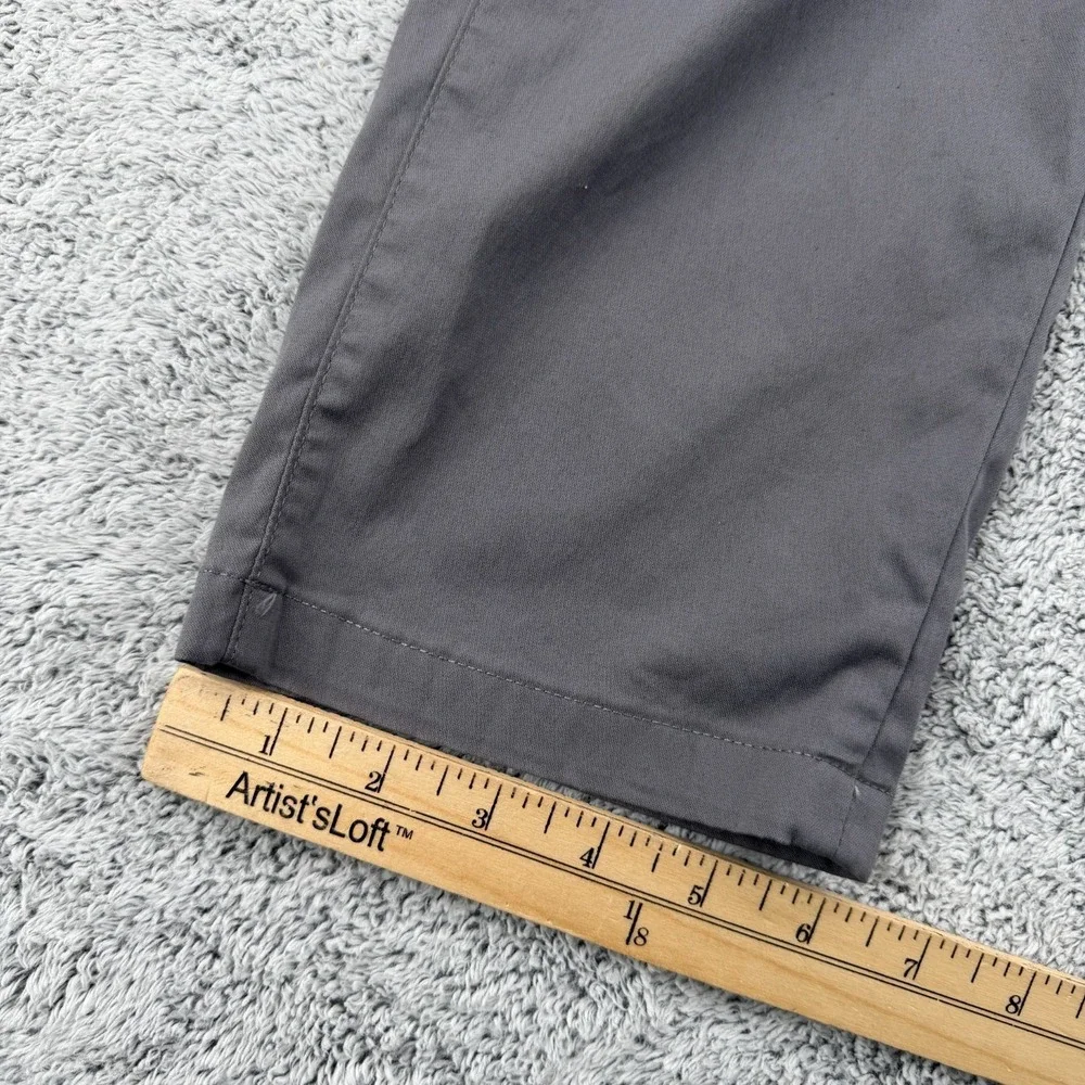 Birddogs Chino Pant Men 34x32 Dark Gray Performance Tech Zip Pocket Golf Trouser